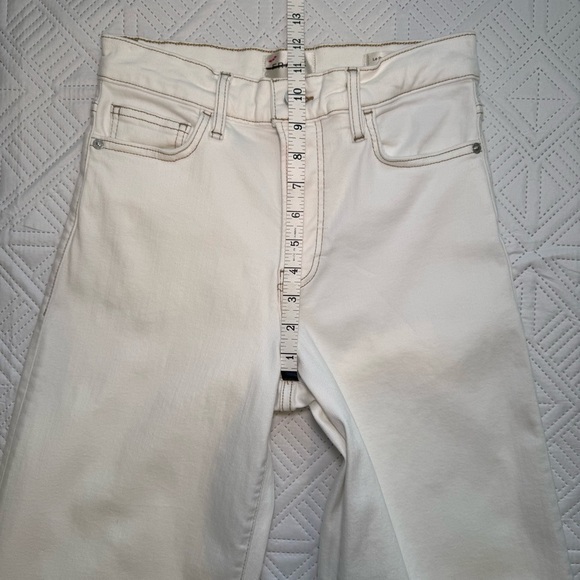 Frame Le Palazzo Crop High Rise Wide Leg Size 26 In Au Natural Clean - Picture 6 of 14